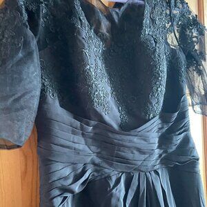 Elegant Black Lace Gown